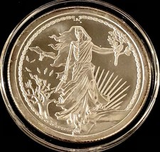 2014 Silver 1 oz ENEMY UNKNOWN BU Round - SBSS