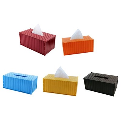 Plastic Napkin Dispenser Mini Cargo Container Tissue Box for Tabletop Decoration