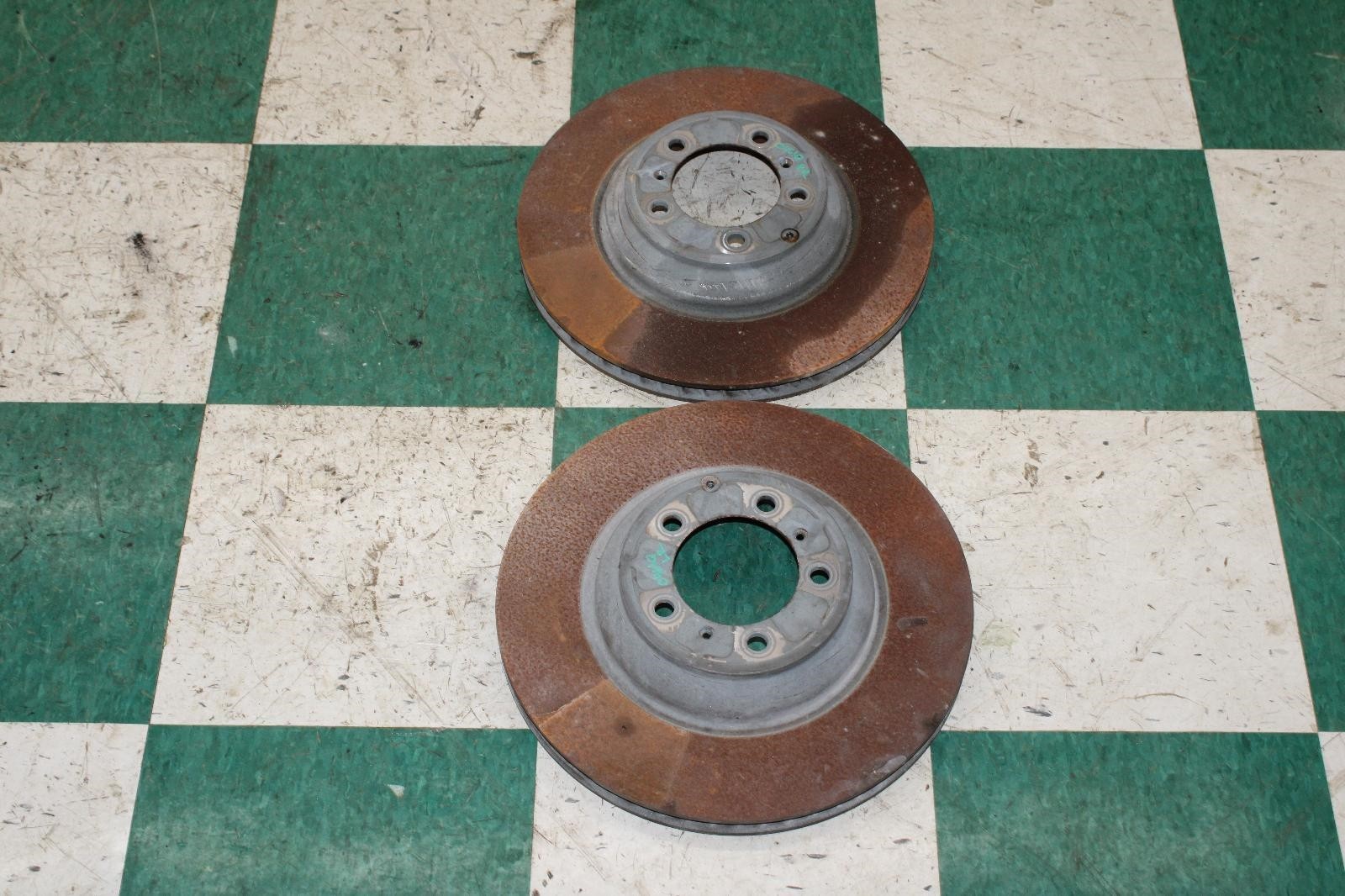 Bentley Continental GT 2020-2024 Rear Left, right Brake discs Pair