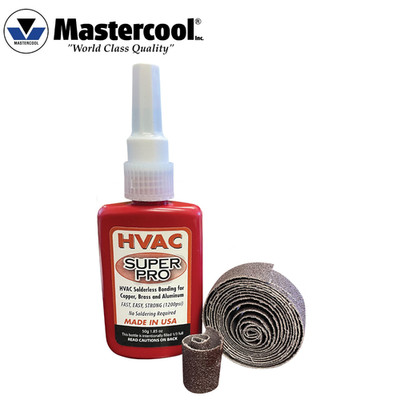 SUPER PRO KIT MASTERCOOL KLEBSTOFF 50 gr. FÜR KALTVERLÖTUNG OHNE FLAMME FÜR K
