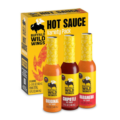 Hot Sauce Gift Pack, Includes Classic, Habanero, and Chipotle Hot Sauces, 5 Fl O