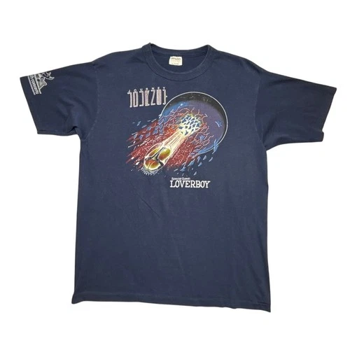 Journey Loverboy Concert Tee XL Sold Out Single 1980s vintage concert t-shirt, vintage, size XL, single stitch, B+ condition