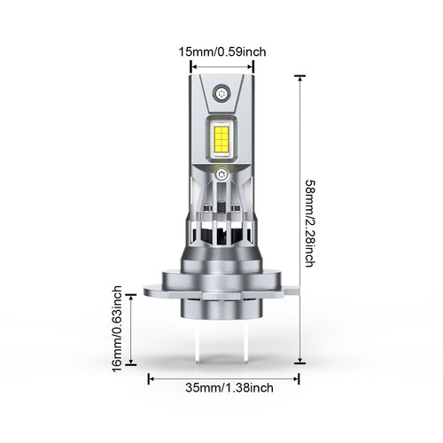 4X LED/HID Headlight High Low Beam Bulbs 6000K For 2011-2013 Hyundai Equus - Picture 2 of 18