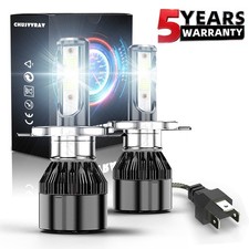 For Toyota Rav4 2001-2005 H4/9003/HB2 LED Headlight Hi/Lo Beam Bulbs 6000K 2X