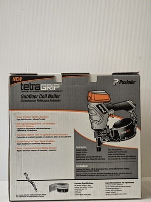 Paslode PF237C TetraGrip Subfloor Coil Nailer #503000 w/ 100ft Air Comp. Hose