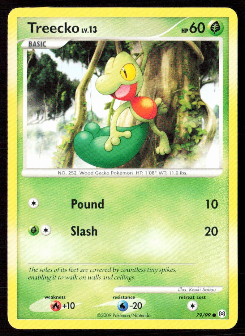 Treecko 79/99 Arceus Pokemon NM/M