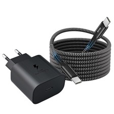 Caricabatterie Per Samsung 25W Caricatore Rapido Alimentatore USB C Presa con