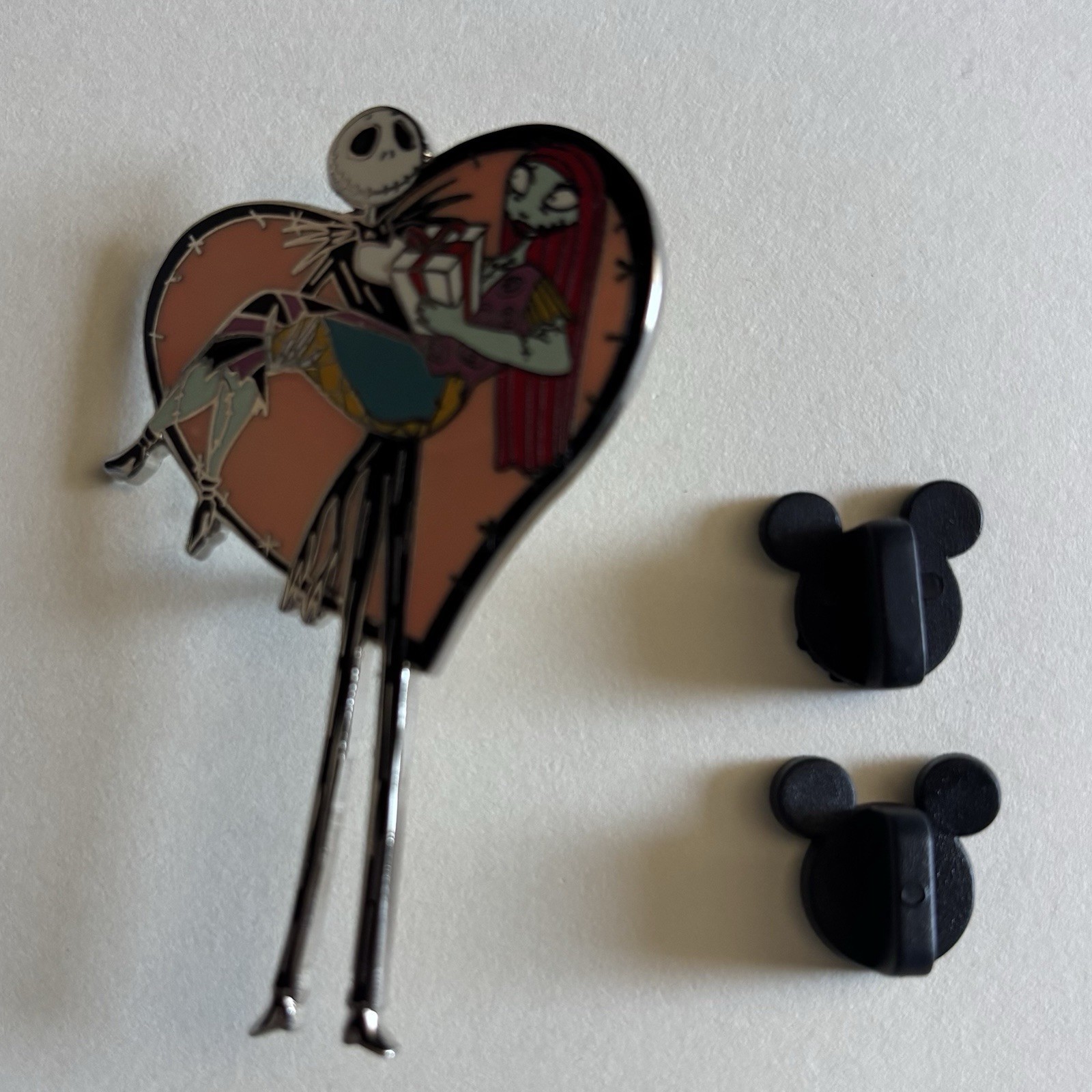 Disney Auctions Pin Trading Pin - Jack & Sally Nightmare Before Christmas LE 500