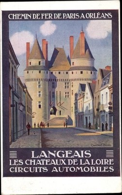 Künstler Ak Duval, C., Langeais Indre et Loire, Chemin de Fer de... - 3334253