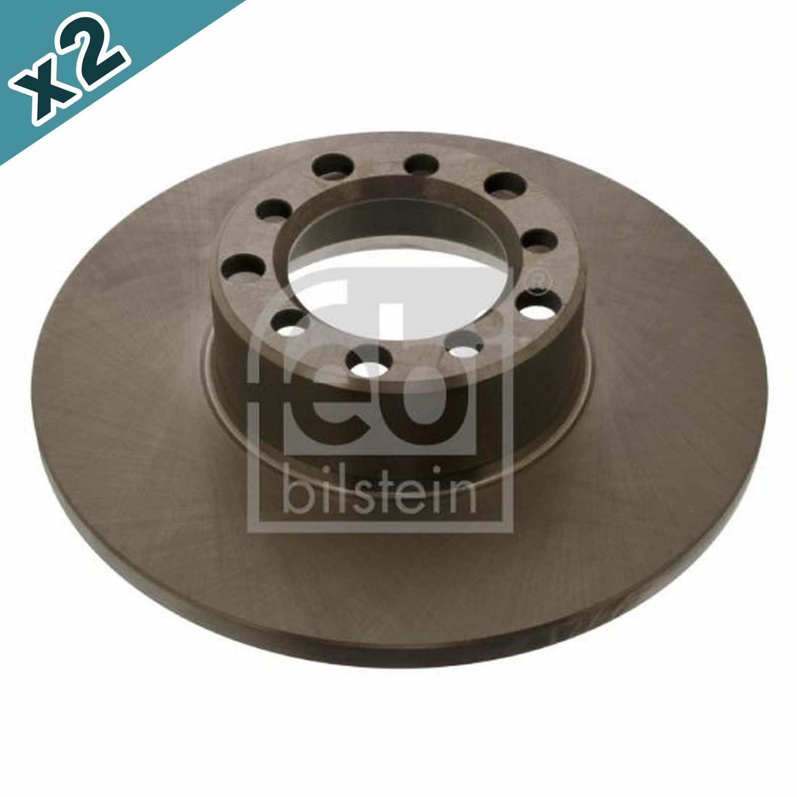 FEBI 08505 Brake Disc Front Coated 278mm Diameter Fits Mercedes-Benz 123 8