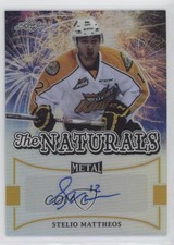 2015 Leaf Metal The Naturals Gold Prismatic 1/1 Stelio Mattheos #TN-SM1 Auto 2b2