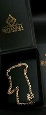 Britannia Jewellery Ltd 9ct Yellow Gold Hallmarked Curb Link Chain Necklace