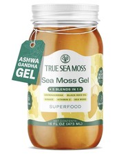 True Sea Moss Gel 5in1 16oz Glass Jar   Sealed   5-in-1 Formula