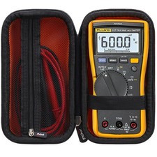 for Fluke 117/116/115/114/113 Digital Multimeter Hard Case, Fluke Volt Meter ...