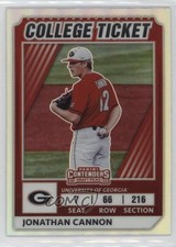 2022 Elite Extra Edition College Tickets Optic Holo Prizm Jonathan Cannon 0i4k