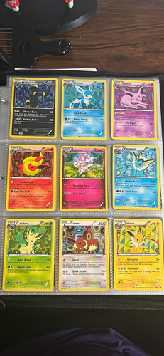 Pokemon TCG Black Star Eeveelution Promos Holo 9-Card Lot Umbreon BW87-BW94