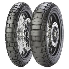 COPPIA GOMME PIRELLI 110/80-18 58H + 140/80-17 69V SCORPION RALLY STR M+S