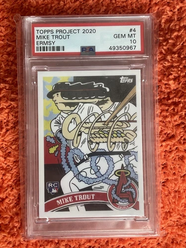 Topps Project 2020 Mike Trout #4 Ermsy Psa 10 Gem Mint 