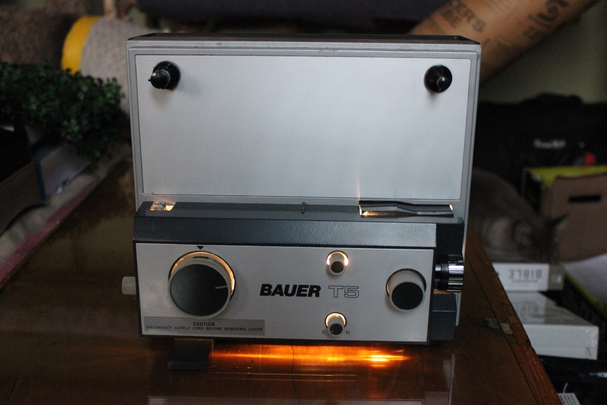 Bauer T5 Sound Film Projector Cinema Movie - Not Tested | eBay