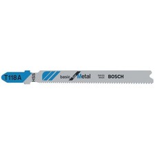 Stichs&auml;geblatt T 118 A Gesamtl&auml;nge 92 mm Zahnteilung 1,1-1,5 mm HSS BOSCH