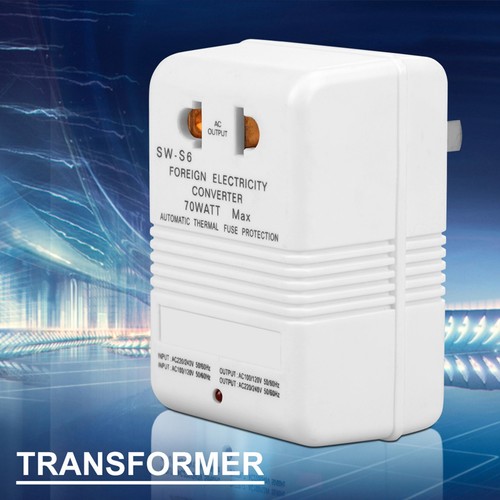 70W / To / StepUp&Down Voltage Converter Transformer CN Standard Plug♡ - Picture 2 of 7