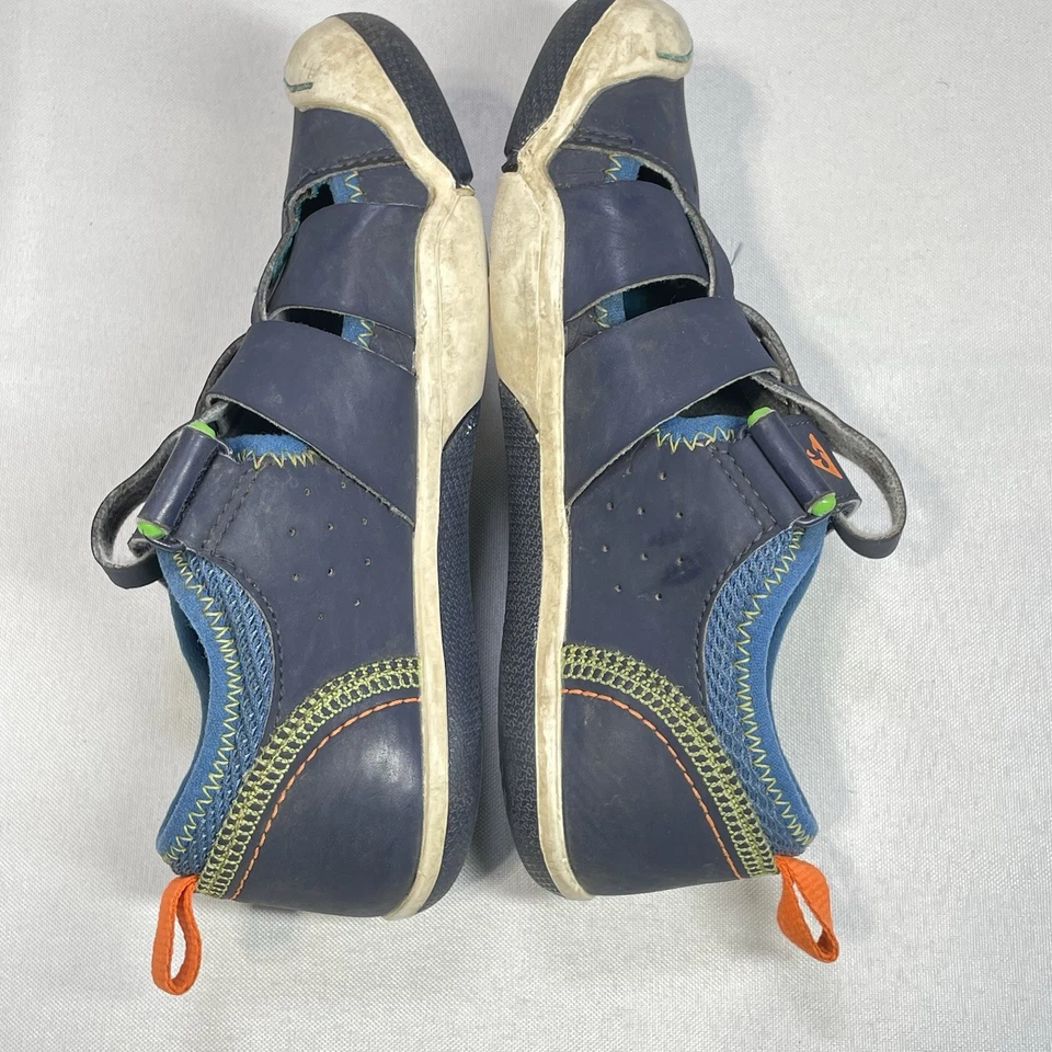 Plae Sam 2.0 Boys Sandals Size 12 Blue Hook & Loop Lightweight Shoes #106251-405 - Image 4 of 4