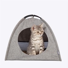 Danish Designs Essentials Cat Tent Grey New & FREE RSPCA Pin