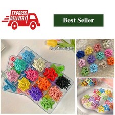 Girls Star Hair Clips Alloy Star-Shaped Barrettes 20/50 Pc Set