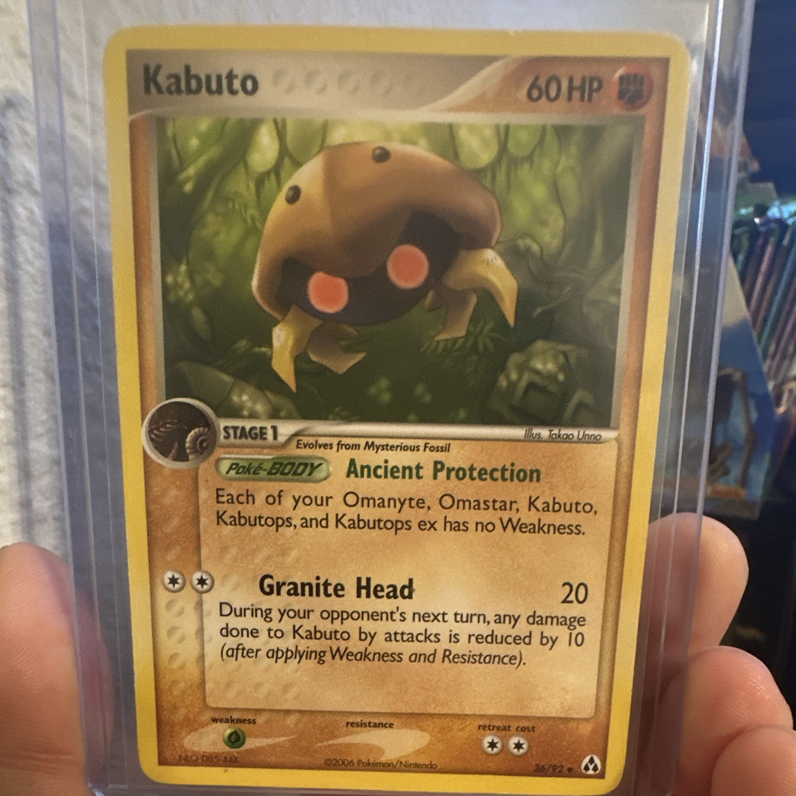 The Pokémon Company Pokémon TCG Kabuto EX Legend Maker 36/92 Regular Eng 60HP