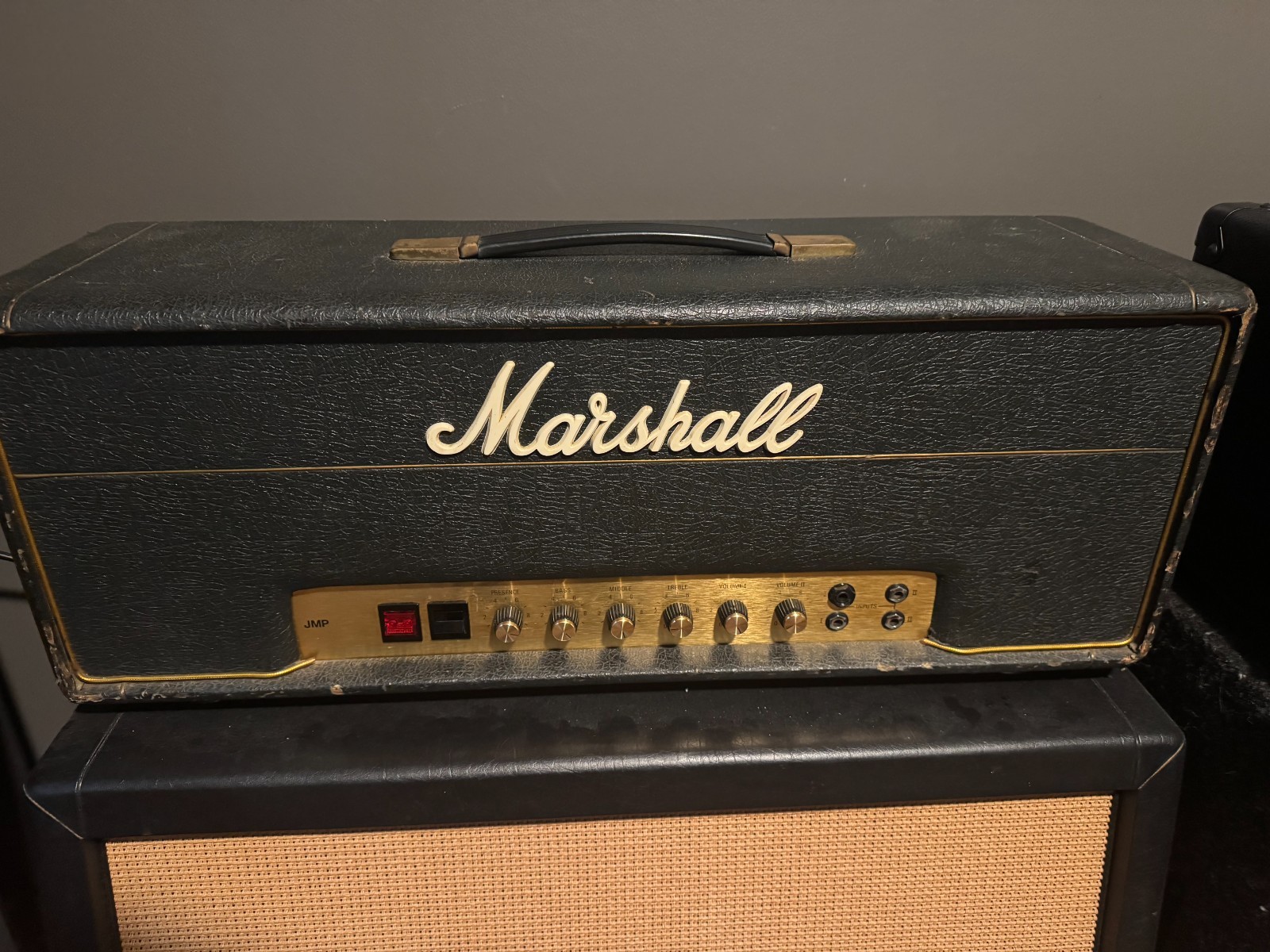 Nice Origional 1976 Marshall JMP 50Wt. MkII Amp Head  / Signed / Serviced