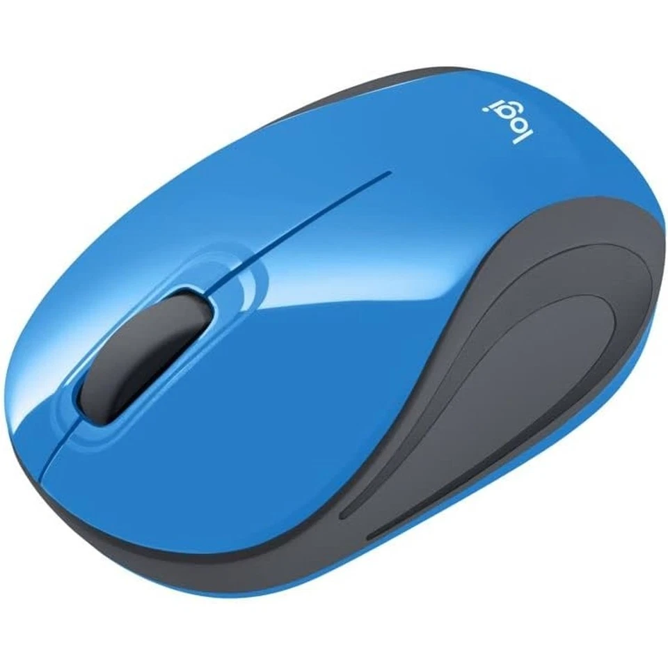 Logitech M187 Mini Kabellose Maus – Blau/Schwarz, Kompakt & Mobil - Bild 3 von 4
