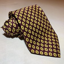 Brooks Brothers Makers Silk Tie Multicolor Geo Metric 4" Wide 56 Long USA