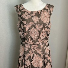 Karl Lagerfeld Embroidered Floral Dress Size 8