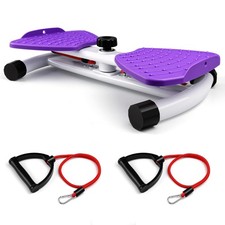 Waist Twister Machine with 300 lbs Weight Capacity, Abs Workout for Purple