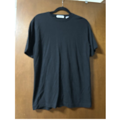 Pierre Cardin Men's Black Solid Crew Neck Short Sleeve T-Shirt Regular M