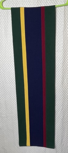 Vtg Brooks Brothers Long Colorful Ivy Scarf. Wool Made In U.K. Preppy 70" - Picture 2 of 6