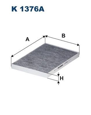 Filter Innenraumluft Filtron K 1376A FÜR Tesla Innenraumfilter Pollenfilter-image
