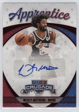 2021-22 Panini Chronicles Apprentice Signatures Red Wesley Matthews Auto 09wc