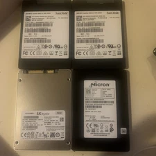 Lot of 4 SSD 256gb 2.5'' Solid State Drive Mixed Models