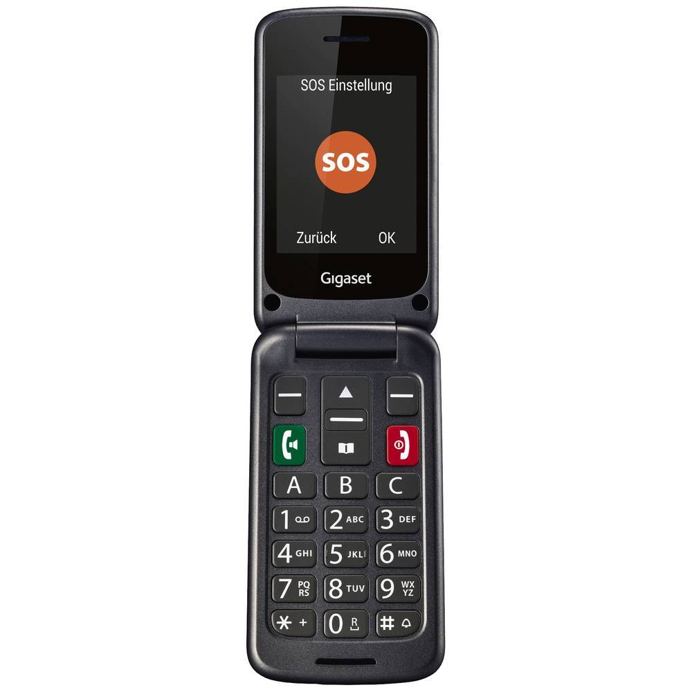 Gigaset GL590 Senioren-Klapp-Удобная модель Schwarz