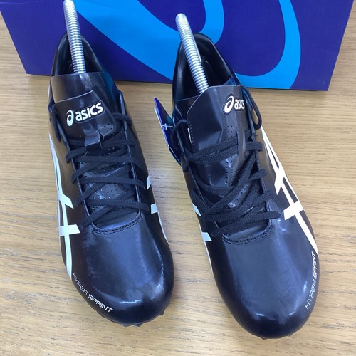 Brandneu mit Karton Asics Hypersprint 4 schwarze Laufspikes für Herren Größe UK 8 NEU! - Bild 5 von 11