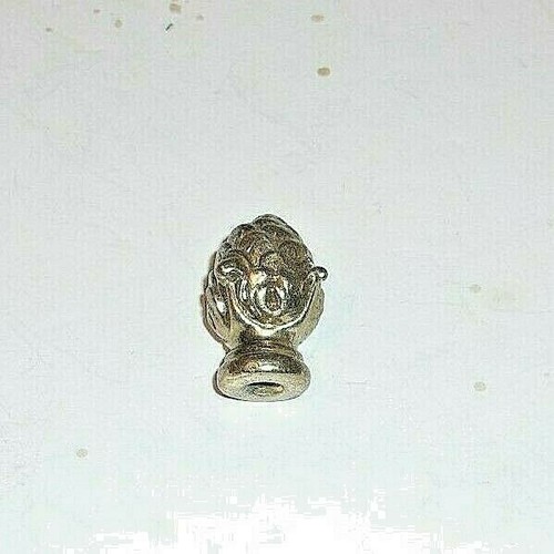 ANTIQUE FRENCH BRONZE FINIAL.1 1/2" TALL 1" Wide 1930s-1940s 3OZ   #51 - Picture 3 of 3