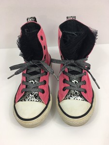 pink glitter converse junior