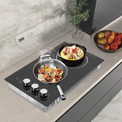 C23-M 2 Electric Cooktop Electric Stovetop 2 Burners Electric Ceramic Cooktop