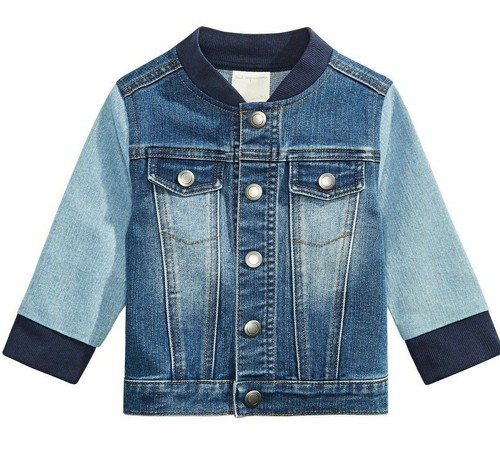 Baby Boys Colorblocked Denim Jacket 
