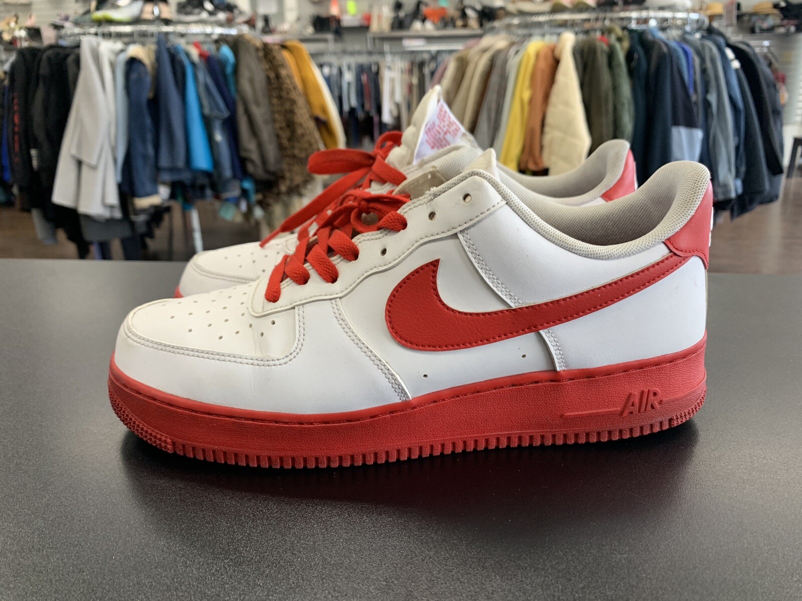 white air force 1 red bottom
