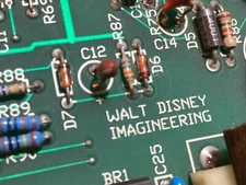 DISNEY WORLD Walt Disney Imagineering Disneyland Ride Control PCB WED Rare Mapo