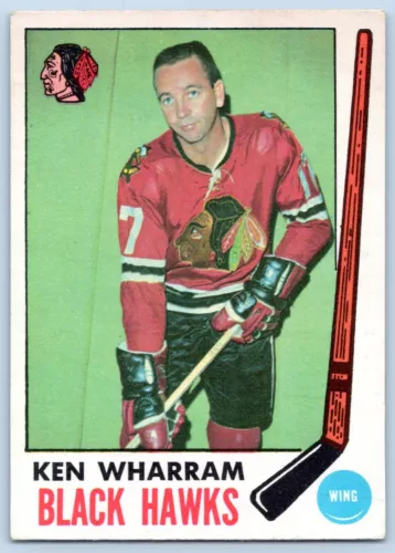 KEN WHARRAM 1969-70 O-PEE-CHEE 69-70 NO 74 EXMINT+              43598