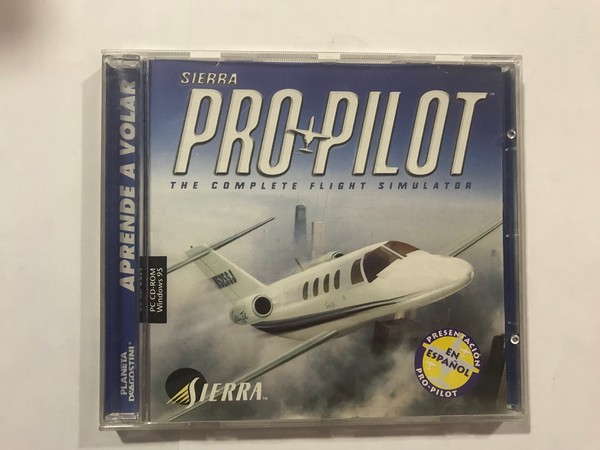 PRO PILOT THE COMPLETE FLIGHT SIMULATOR SIERRA  PRO-PILOT APRENDE A VOLAR