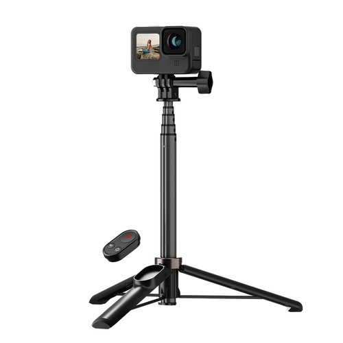 Phone Wireless Remote Control Selfie Stick Tripod For Gopro Hero 10 9 MAX Camera - Picture 3 of 10